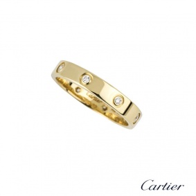 Cartier Love Wedding Band Size 63 B4056200 